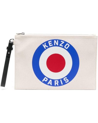 KENZO Clutch Target - Blu