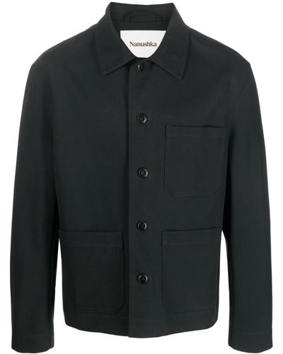 Nanushka Studio Cotton Jacket - Black