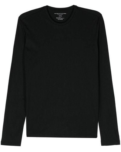 Majestic Filatures Long-sleeve Jersey T-shirt - Black