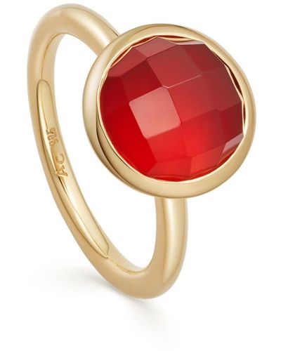 Astley Clarke Stilla Agate Ring - Red