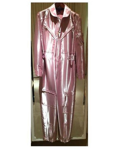 Ralph Lauren Collection: Pink Metallic Jumpsuit