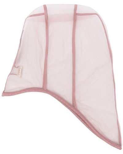 Rick Owens Long Tulle Beanie - Pink