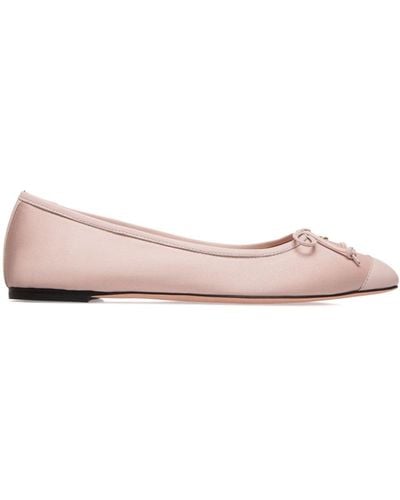Bally Rina Bow-detail Ballerina Shoes - Pink