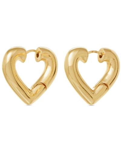 Roxanne Assoulin The Heart Chubbies Hoop Earrings - Metallic