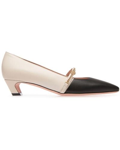Bally Neutral Sylt 35 Mary-jane Court Shoes - Natural