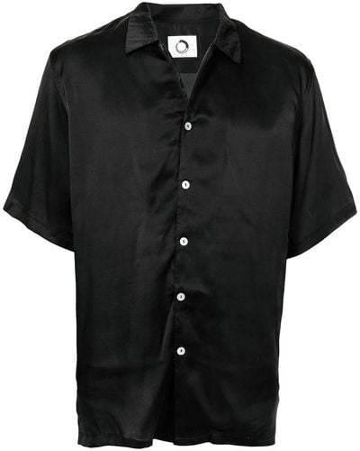 Endless Joy Nevermore Satin Shirt - Black