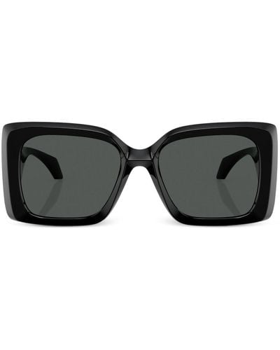 Versace Sonnenbrille mit Medusa-Schild - Schwarz
