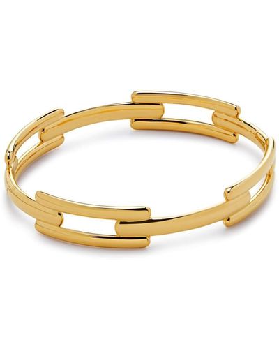 Monica Vinader Bracciale rigido Signature Link - Metallizzato