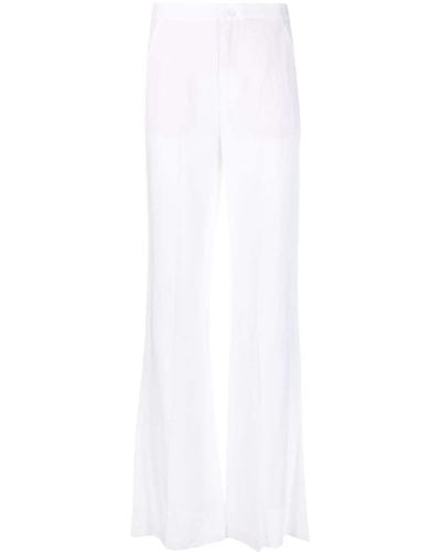 ..,merci Mid-rise Flared Pants - White