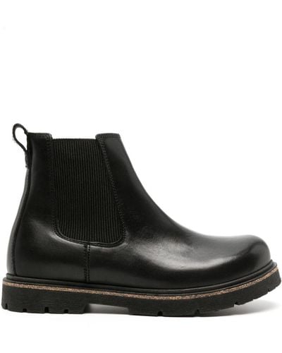 Birkenstock Highwood Leather Chelsea Boots - Black