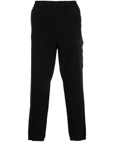 C.P. Company Pantalones de chándal con costuras - Negro