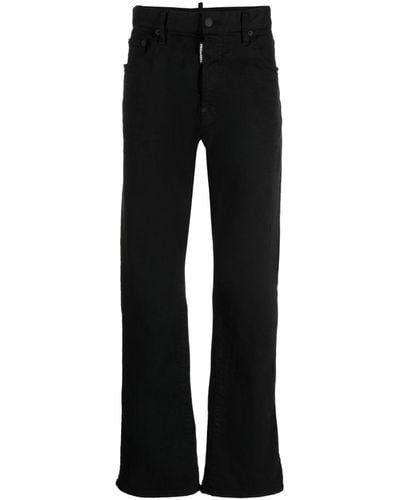 DSquared² Straight-leg Denim Jeans - Black