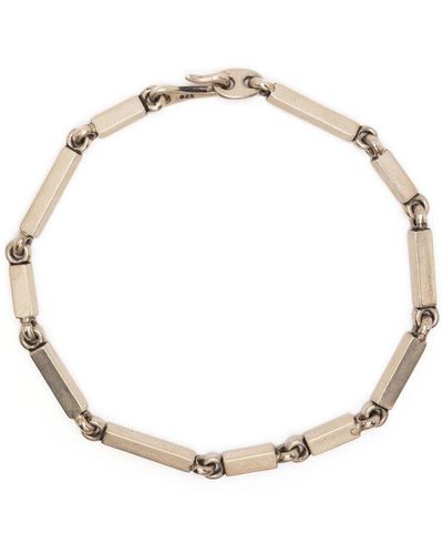 M. Cohen Rectangular-shape silver bracelet - Metálico
