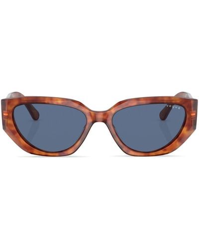Vogue Eyewear Tortoiseshell Cat-eye Sunglasses - Blue