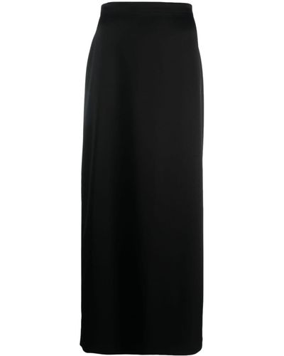 Lanvin サテン スカート - ブラック