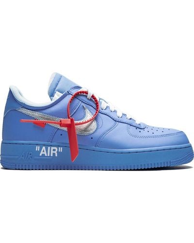 NIKE X OFF-WHITE 'Air Force 1' Sneakers - Blau
