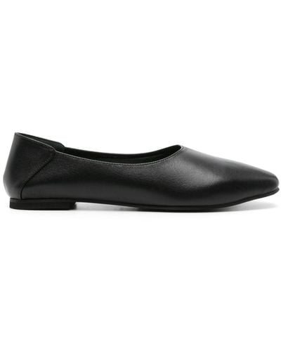 MANU Atelier Manu Leather Ballerina Shoes - Black