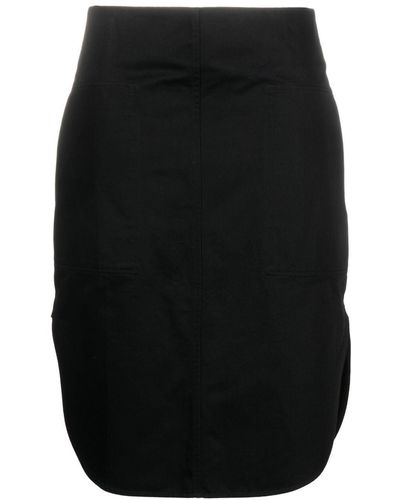 Totême Side-slit Pencil Skirt - Black