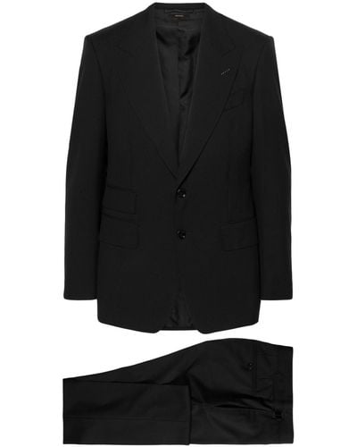 Tom Ford Shelton ウールスーツ - ブラック
