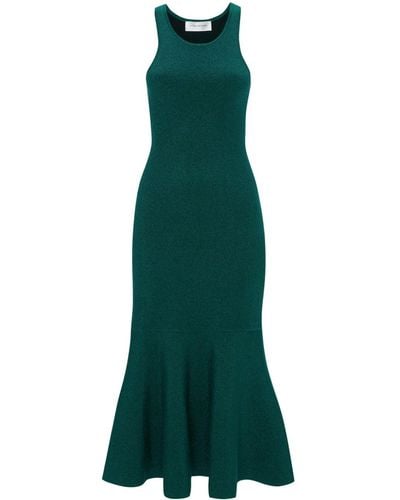 Victoria Beckham Vb Body Sleeveless Dress - Green