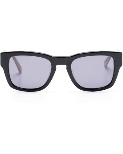 Calvin Klein Sonnenbrille mit eckigem Gestell - Schwarz