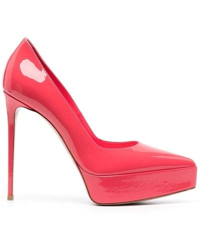 Le Silla Uma 130mm Patent Court Shoes - Pink
