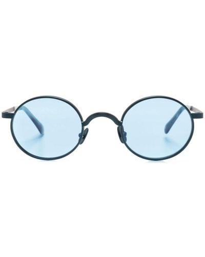 Moscot Gafas de sol Moyel con montura redonda - Azul
