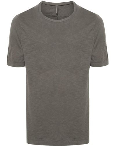 Transit T-shirt en coton à détails de coutures - Gris