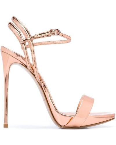 Le Silla Open Toe Stiletto Heel Sandals - Pink