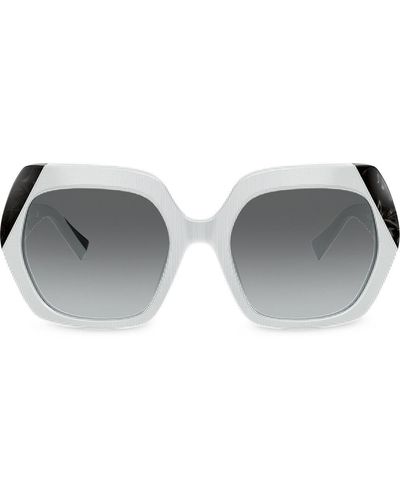 Alain Mikli Oversized-Sonnenbrille - Weiß