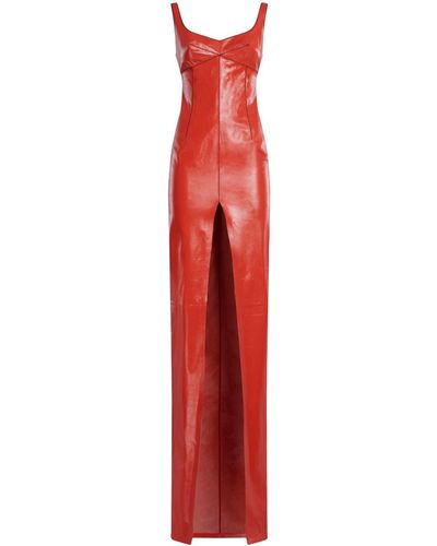 Marni Vestido con costuras expuestas - Rojo