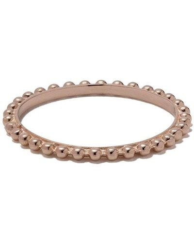 Wouters & Hendrix 18kt Rose Gold Ball Chain Ring - White