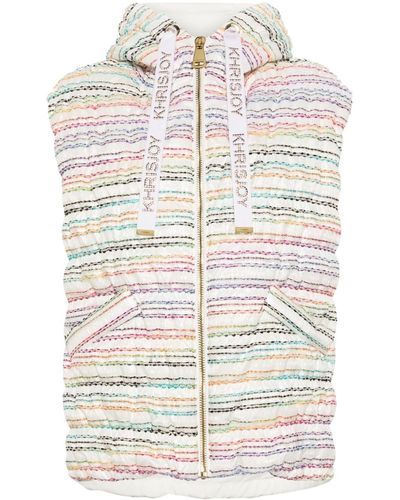 Khrisjoy Gilet Met Capuchon - Wit