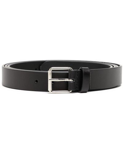 Vetements Buckle-fastened Leather Belt - Black