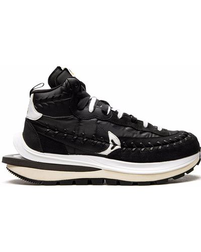 Nike Sacai X Jean Paul Gaultier Vaporwaffle Sneakers - Black