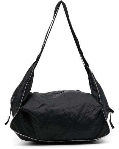 Kiko Kostadinov Crinkled-effect Shoulder Bag - Black