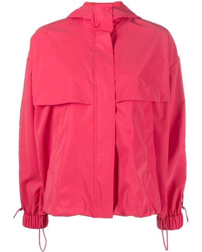 Emporio Armani Hooded Rain Jacket - Pink
