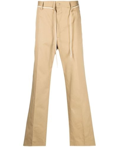 Marni Pantalon ample à ceinture cordes - Neutre