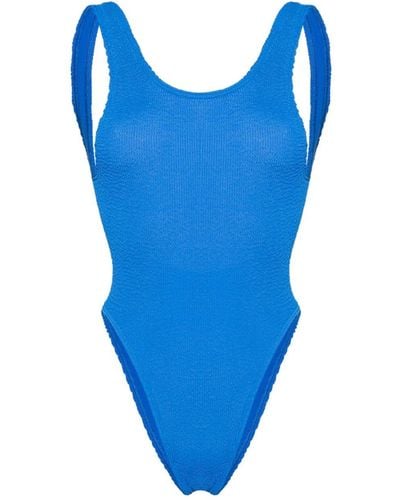 Bondeye Mara Seersucker Swimsuit - Blue
