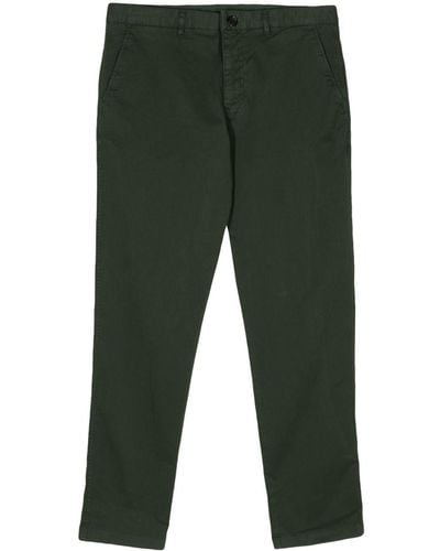 PS by Paul Smith Logo-appliqué Slim-cut Chino Trousers - Green