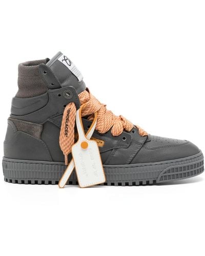 Off-White c/o Virgil Abloh 3.0 Off-court High-top Sneakers - Grijs
