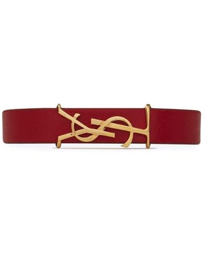Saint Laurent Armband mit YSL-Schild - Rot