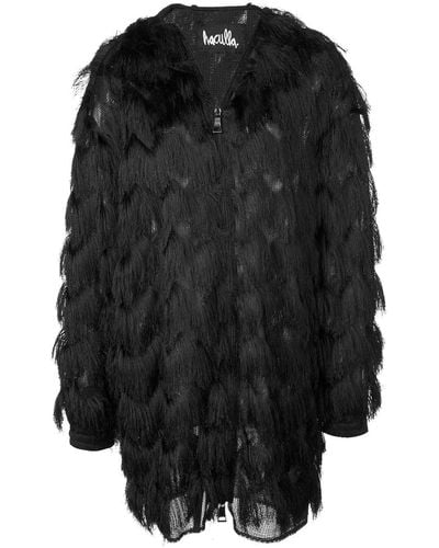 Haculla Fringed Coat - Black