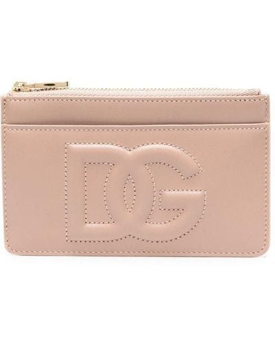 Dolce & Gabbana Dgロゴ ファスナー財布 - ピンク