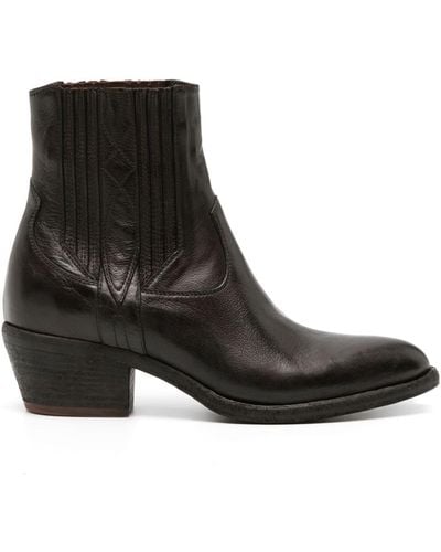 Sartore Sr4503t 45mm Leather Ankle Boots - Black