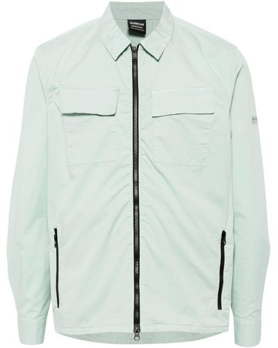 Barbour Parson Cotton-blend Shirt Jacket - Green