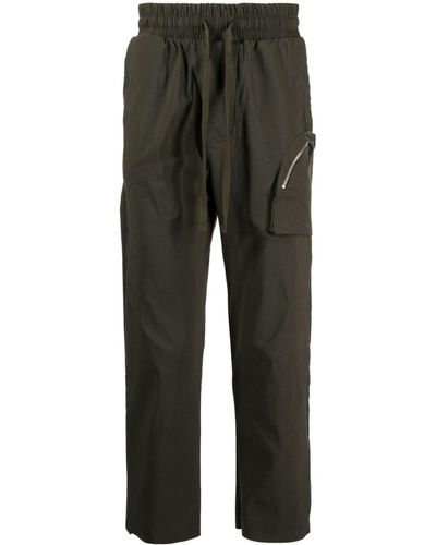 Thom Krom Drawstring-waistband Track Trousers - Grey