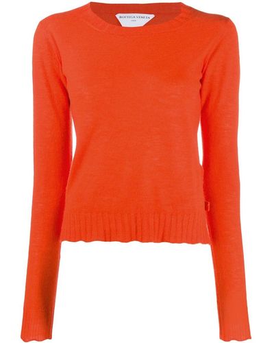 Bottega Veneta Button Detail Sweater - Orange