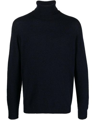 Roberto Collina High-neck Long-sleeved Sweater - Blue