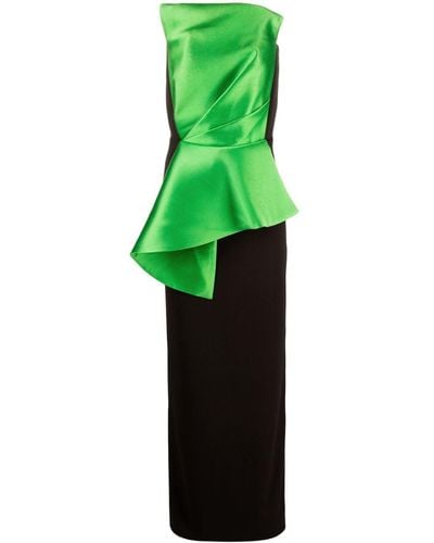 Solace London Maxi-jurk Met Vlakken - Groen
